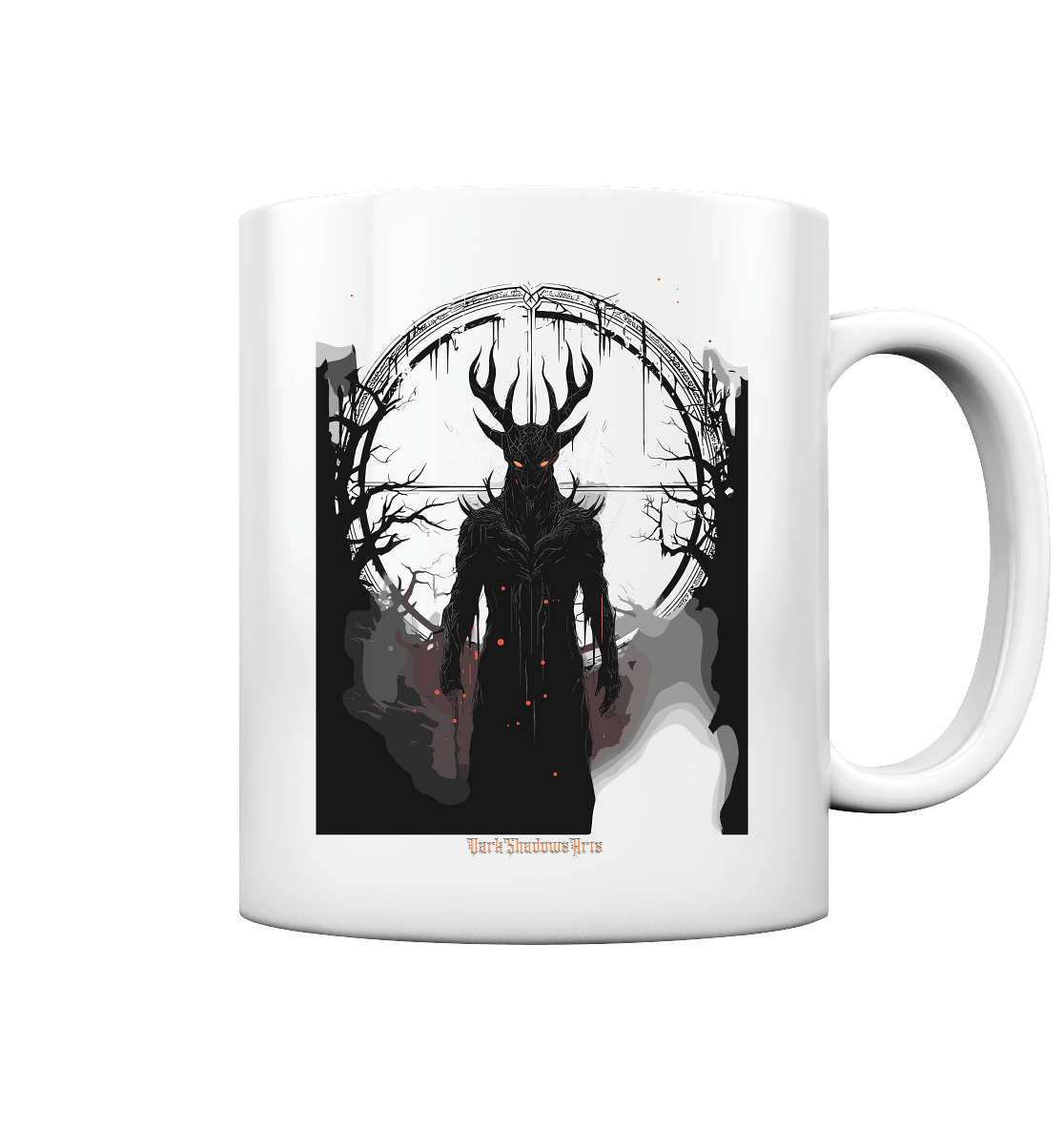 Drawing of Demonic Sigil Eerie Mystical Art - Tasse glossy | Trinkgefäße | Dark Shadows Arts