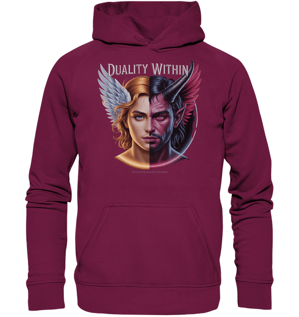 Dualität in uns – Engel & Dämon im Gleichgewicht ???????? - Basic Unisex Hoodie | Hoodies | Dark Shadows Arts