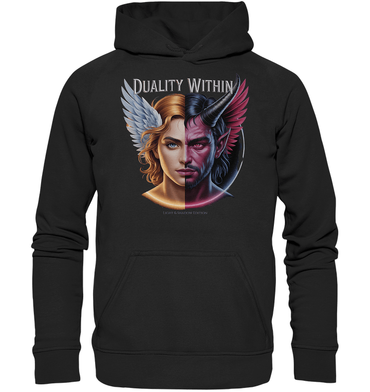 Dualität in uns – Engel & Dämon im Gleichgewicht ???????? - Basic Unisex Hoodie | Hoodies | Dark Shadows Arts