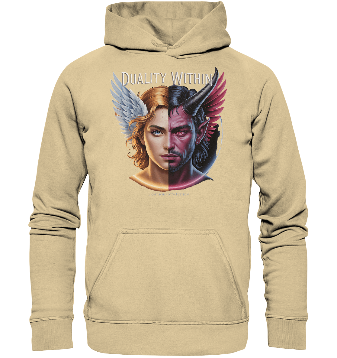 Dualität in uns – Engel & Dämon im Gleichgewicht ???????? - Basic Unisex Hoodie | Hoodies | Dark Shadows Arts