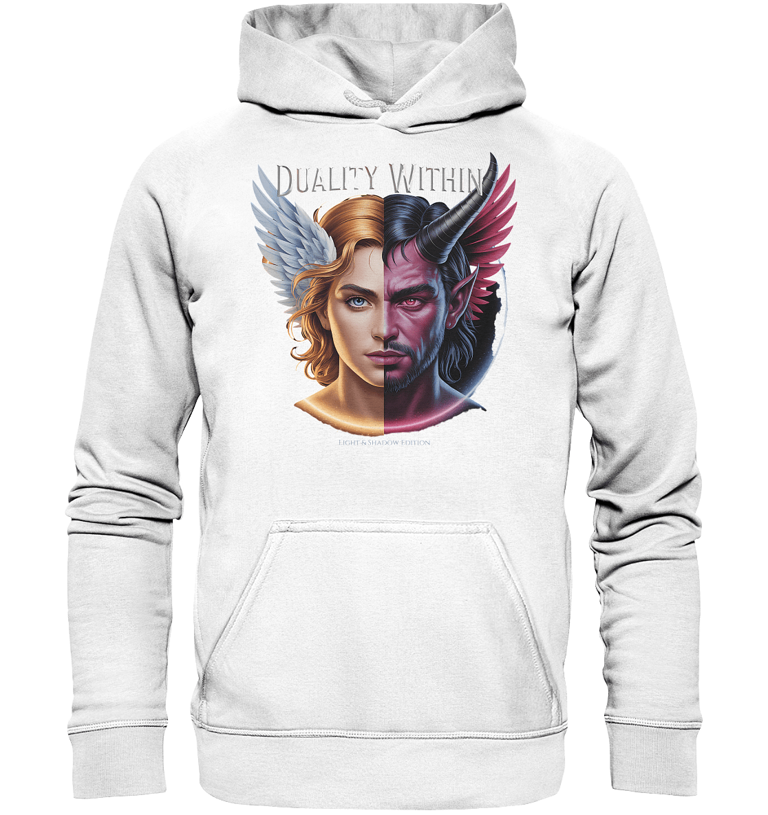 Dualität in uns – Engel & Dämon im Gleichgewicht ???????? - Basic Unisex Hoodie | Hoodies | Dark Shadows Arts