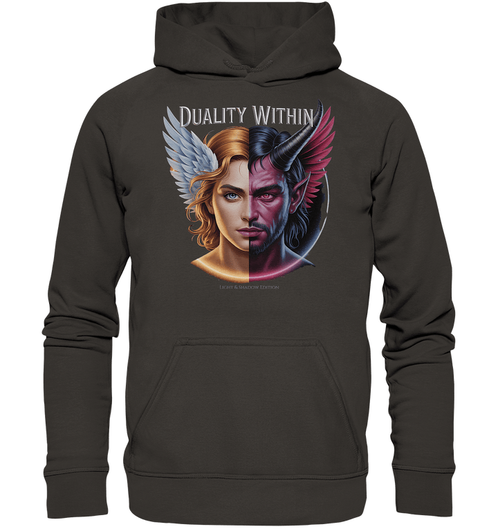 Dualität in uns – Engel & Dämon im Gleichgewicht ???????? - Basic Unisex Hoodie | Hoodies | Dark Shadows Arts
