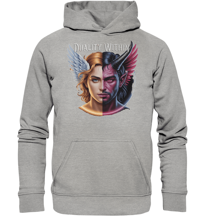 Dualität in uns – Engel & Dämon im Gleichgewicht ???????? - Basic Unisex Hoodie | Hoodies | Dark Shadows Arts