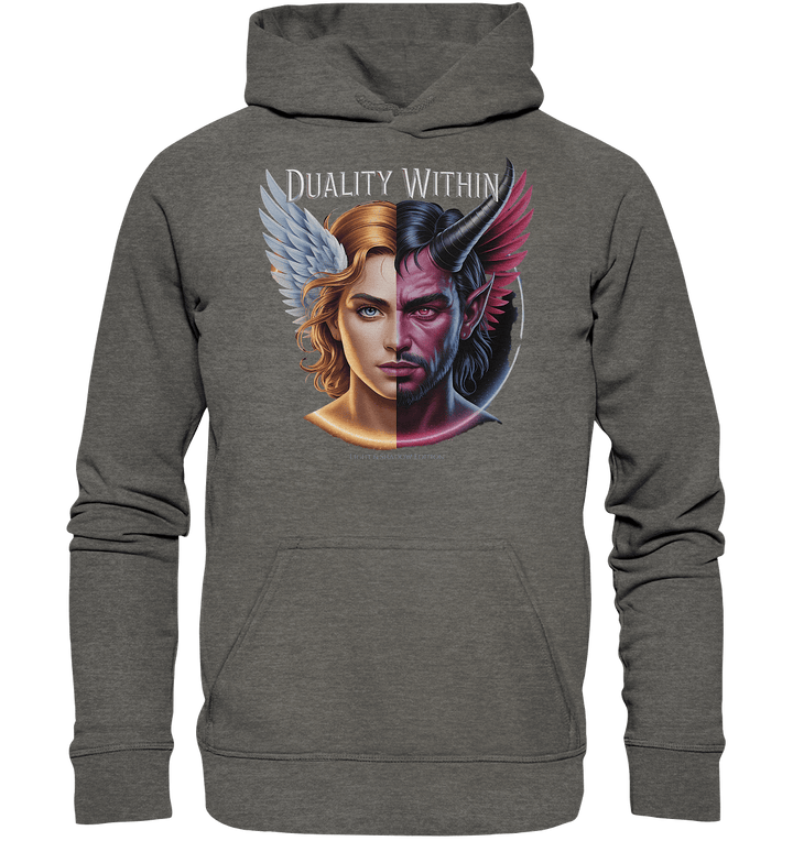 Dualität in uns – Engel & Dämon im Gleichgewicht ???????? - Basic Unisex Hoodie | Hoodies | Dark Shadows Arts