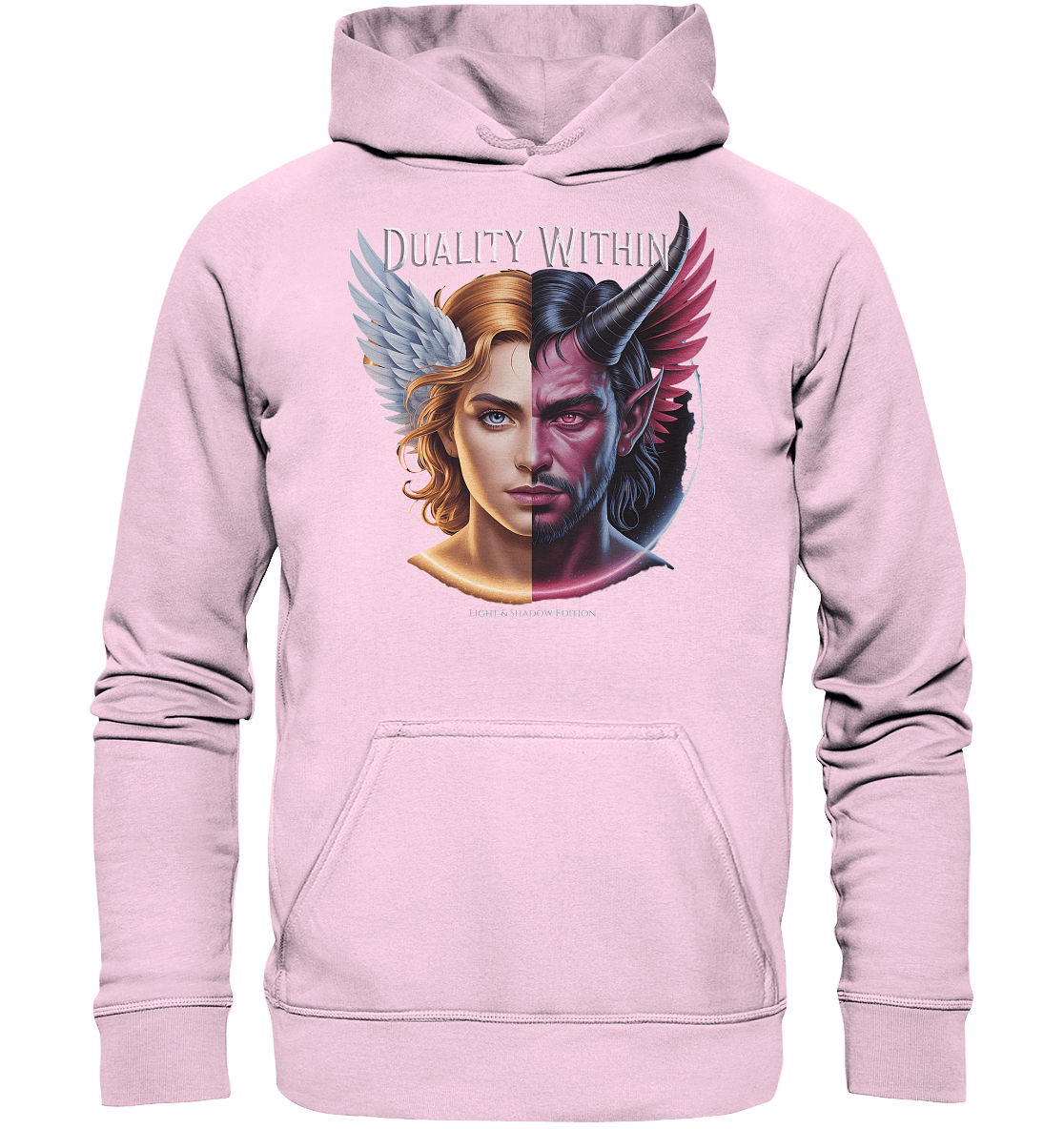 Dualität in uns – Engel & Dämon im Gleichgewicht ???????? - Basic Unisex Hoodie | Hoodies | Dark Shadows Arts