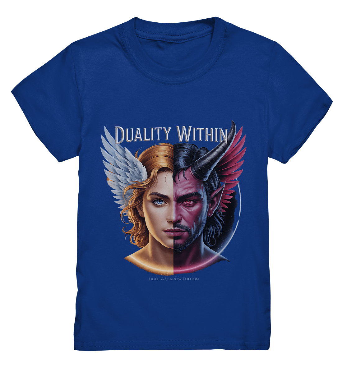 Dualität in uns – Engel & Dämon im Gleichgewicht ???????? - Kids Premium Shirt | Kids & Babys | Dark Shadows Arts