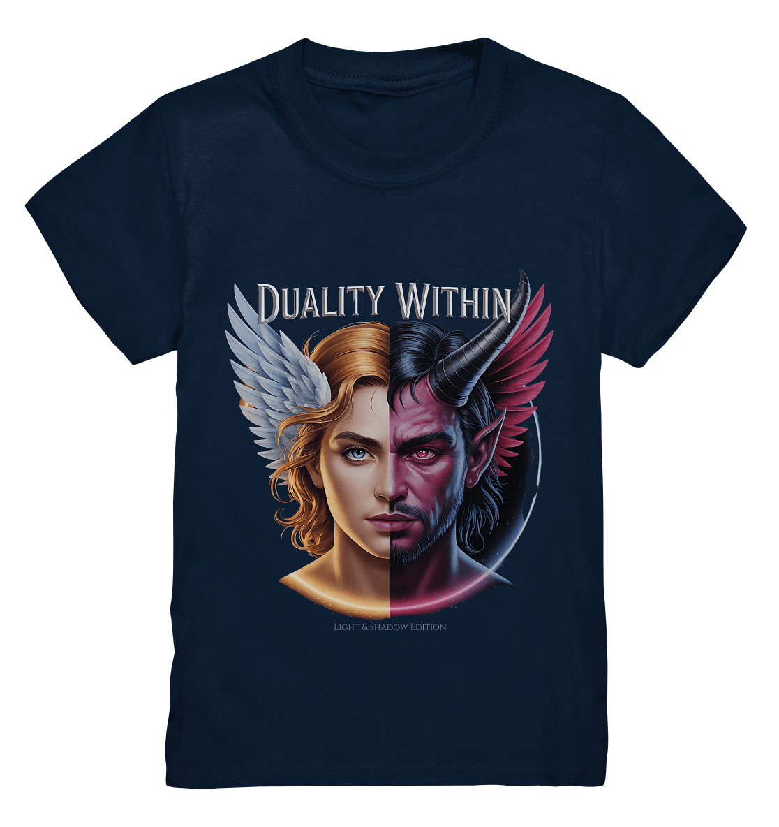 Dualität in uns – Engel & Dämon im Gleichgewicht ???????? - Kids Premium Shirt | Kids & Babys | Dark Shadows Arts