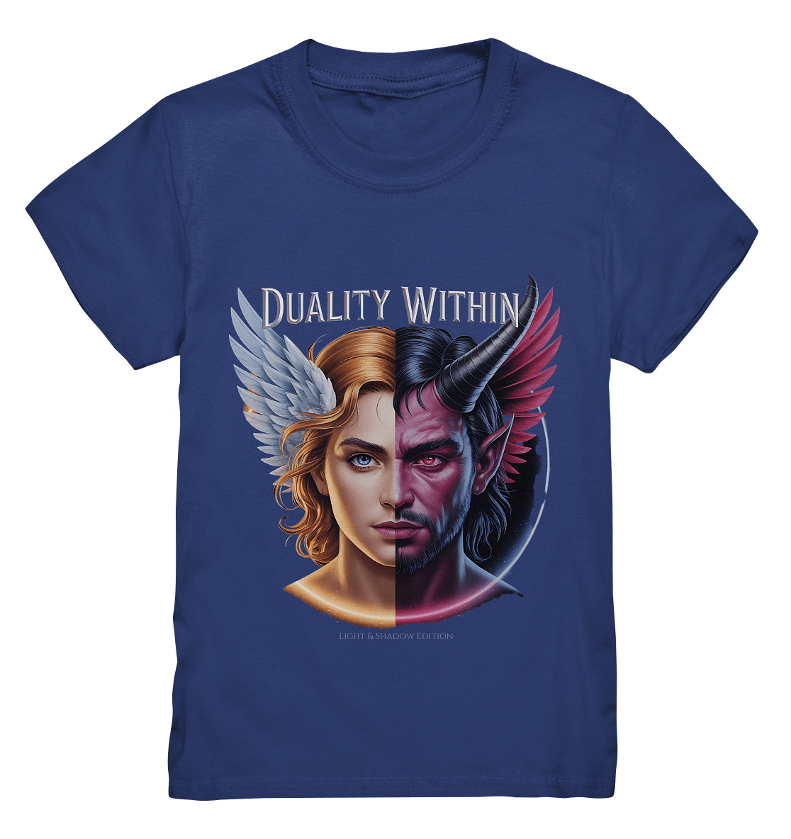 Dualität in uns – Engel & Dämon im Gleichgewicht ???????? - Kids Premium Shirt | Kids & Babys | Dark Shadows Arts
