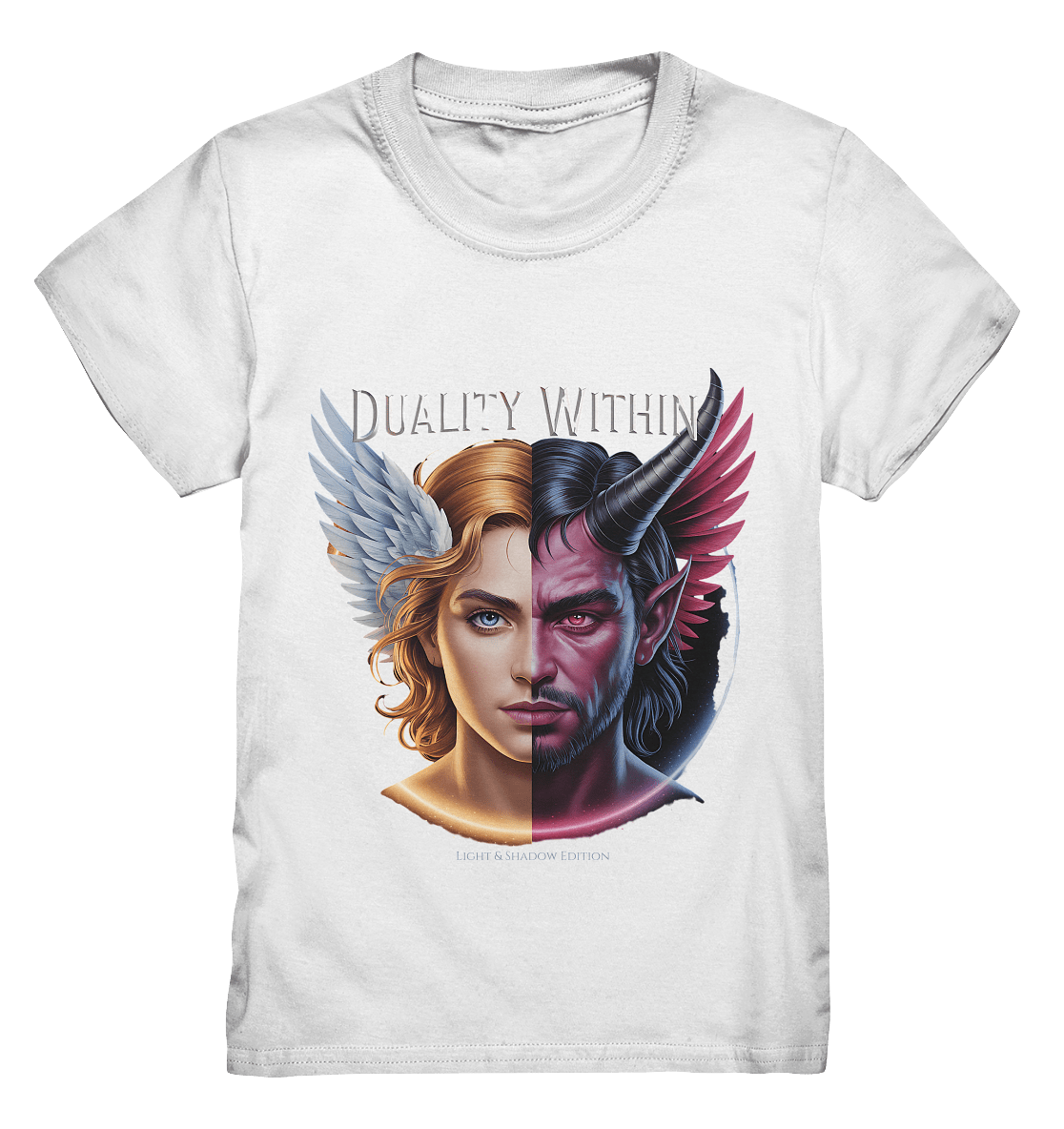 Dualität in uns – Engel & Dämon im Gleichgewicht ???????? - Kids Premium Shirt | Kids & Babys | Dark Shadows Arts