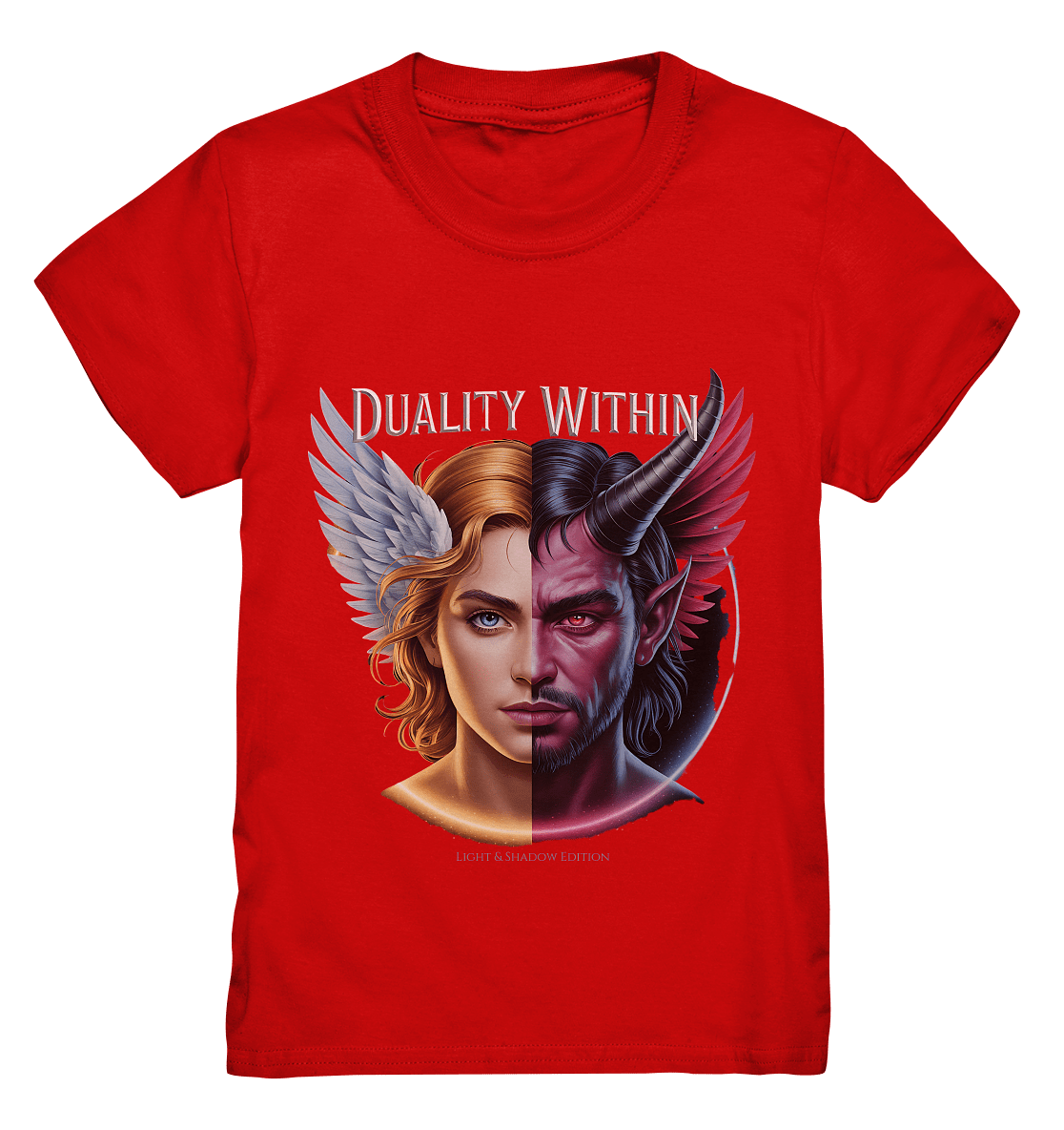 Dualität in uns – Engel & Dämon im Gleichgewicht ???????? - Kids Premium Shirt | Kids & Babys | Dark Shadows Arts