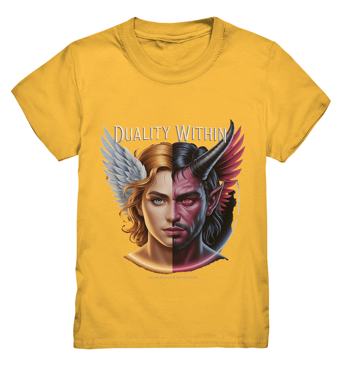 Dualität in uns – Engel & Dämon im Gleichgewicht ???????? - Kids Premium Shirt | Kids & Babys | Dark Shadows Arts