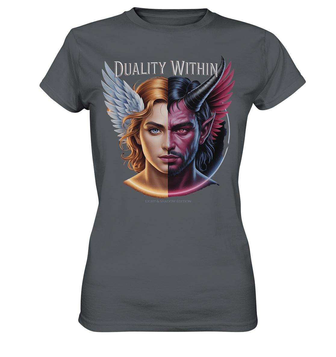 Dualität in uns – Engel & Dämon im Gleichgewicht ???????? - Ladies Premium Shirt | Lady - Shirts | Dark Shadows Arts