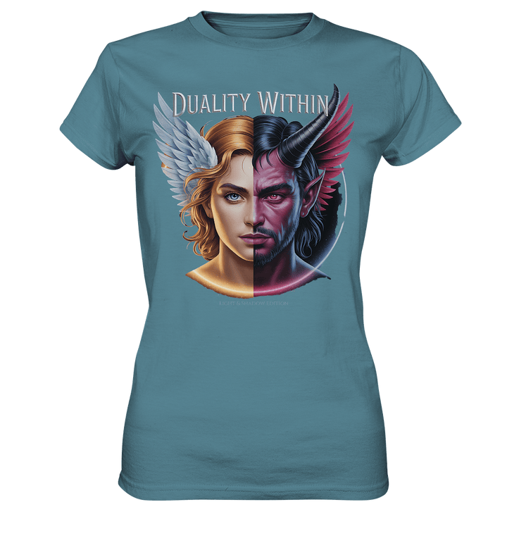 Dualität in uns – Engel & Dämon im Gleichgewicht ???????? - Ladies Premium Shirt | Lady - Shirts | Dark Shadows Arts
