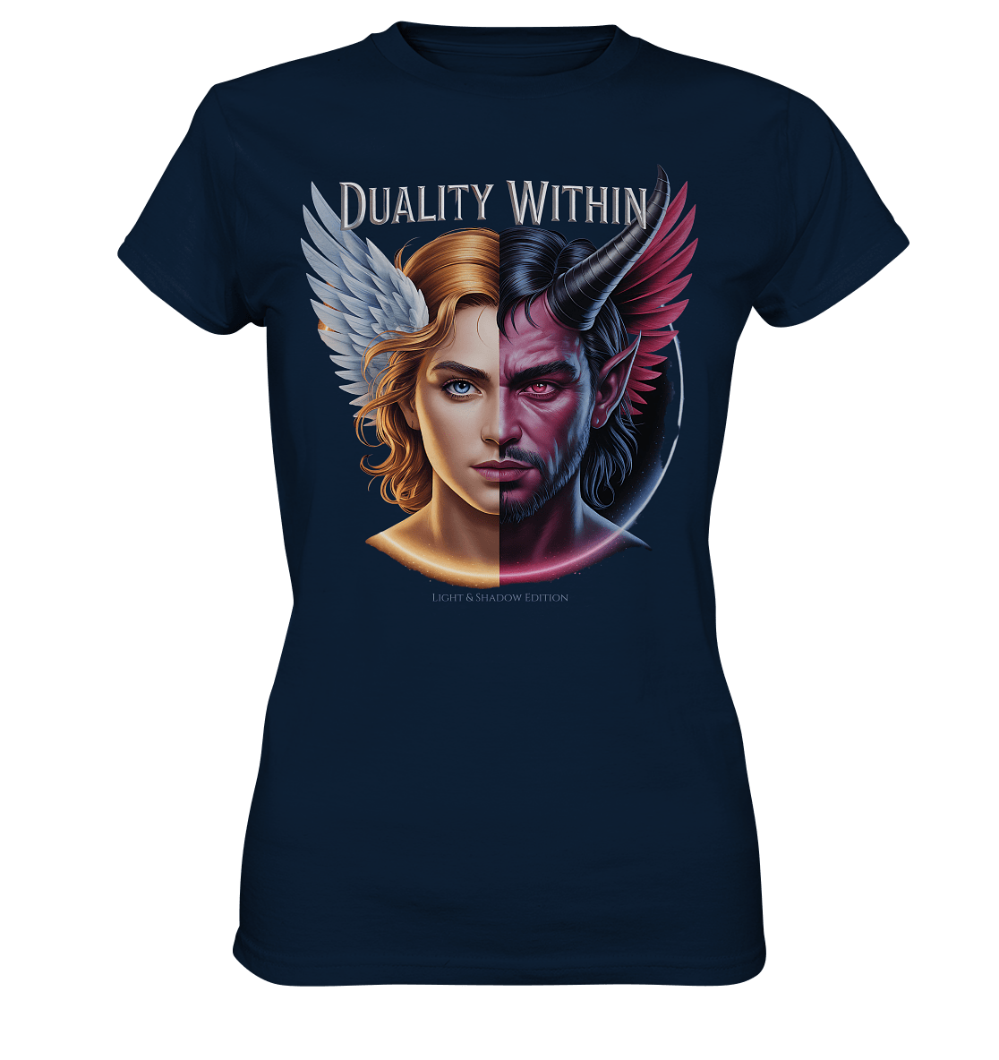 Dualität in uns – Engel & Dämon im Gleichgewicht ???????? - Ladies Premium Shirt | Lady - Shirts | Dark Shadows Arts