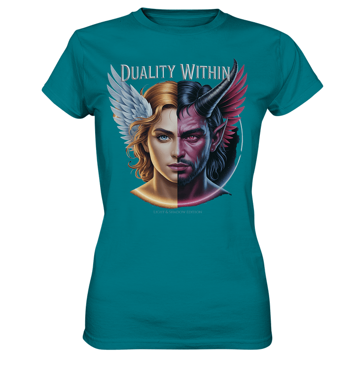 Dualität in uns – Engel & Dämon im Gleichgewicht ???????? - Ladies Premium Shirt | Lady - Shirts | Dark Shadows Arts
