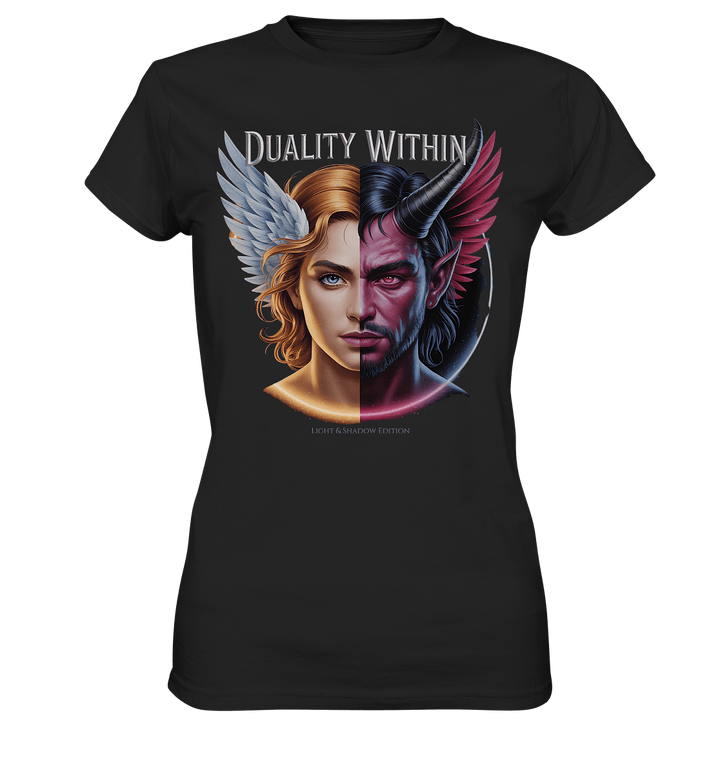 Dualität in uns – Engel & Dämon im Gleichgewicht ???????? - Ladies Premium Shirt | Lady - Shirts | Dark Shadows Arts