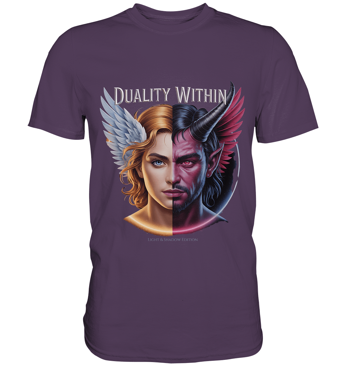 Dualität in uns – Engel & Dämon im Gleichgewicht ???????? - Premium Shirt | Unisex - Shirts | Dark Shadows Arts