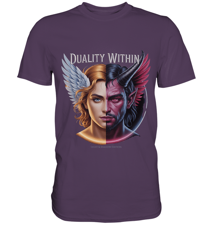 Dualität in uns – Engel & Dämon im Gleichgewicht ???????? - Premium Shirt | Unisex - Shirts | Dark Shadows Arts