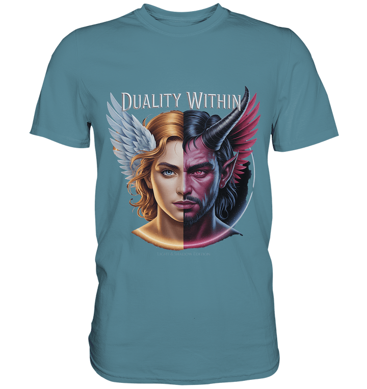 Dualität in uns – Engel & Dämon im Gleichgewicht ???????? - Premium Shirt | Unisex - Shirts | Dark Shadows Arts