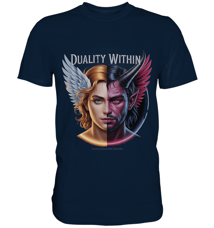 Dualität in uns – Engel & Dämon im Gleichgewicht ???????? - Premium Shirt | Unisex - Shirts | Dark Shadows Arts