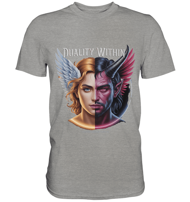Dualität in uns – Engel & Dämon im Gleichgewicht ???????? - Premium Shirt | Unisex - Shirts | Dark Shadows Arts