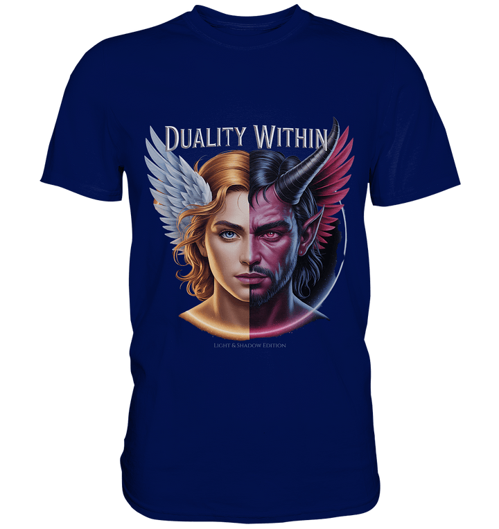 Dualität in uns – Engel & Dämon im Gleichgewicht ???????? - Premium Shirt | Unisex - Shirts | Dark Shadows Arts