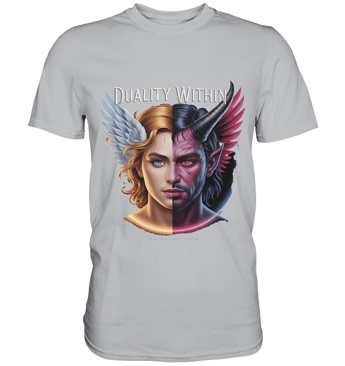 Dualität in uns – Engel & Dämon im Gleichgewicht ???????? - Premium Shirt | Unisex - Shirts | Dark Shadows Arts