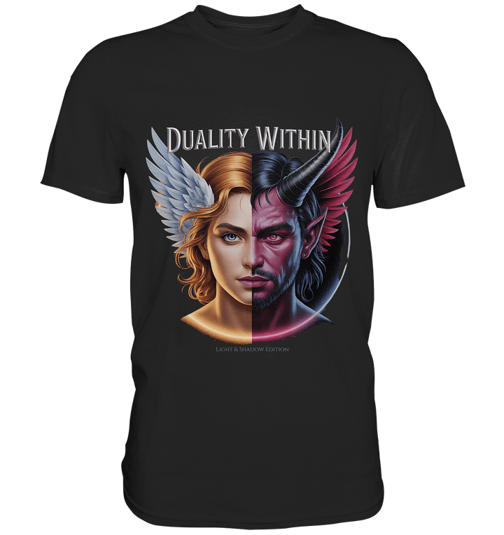 Dualität in uns – Engel & Dämon im Gleichgewicht ???????? - Premium Shirt | Unisex - Shirts | Dark Shadows Arts