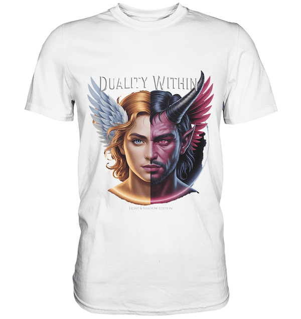 Dualität in uns – Engel & Dämon im Gleichgewicht ???????? - Premium Shirt | Unisex - Shirts | Dark Shadows Arts
