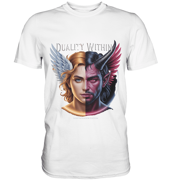 Dualität in uns – Engel & Dämon im Gleichgewicht ???????? - Premium Shirt | Unisex - Shirts | Dark Shadows Arts