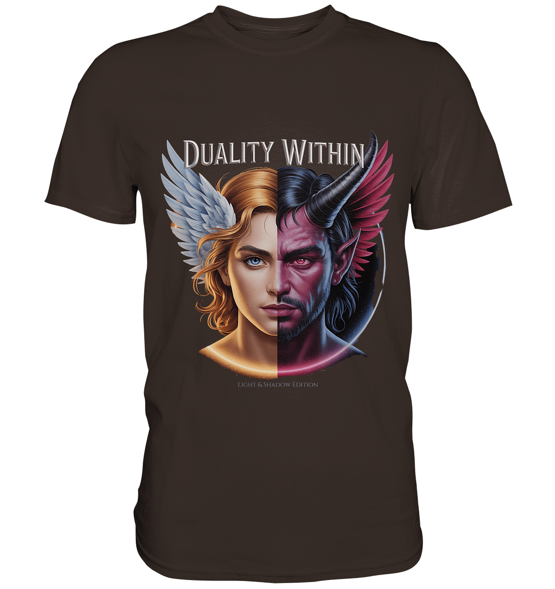 Dualität in uns – Engel & Dämon im Gleichgewicht ???????? - Premium Shirt | Unisex - Shirts | Dark Shadows Arts
