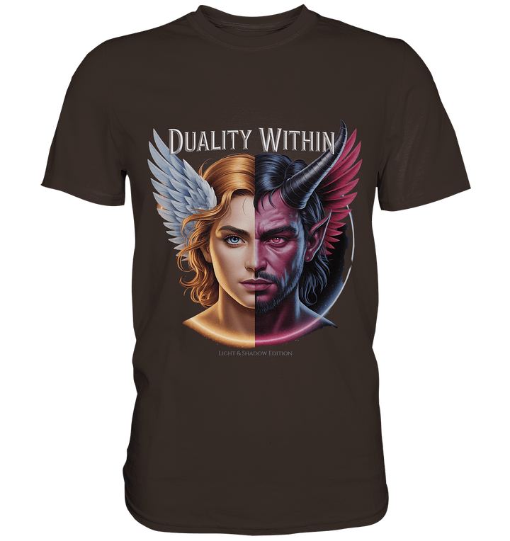 Dualität in uns – Engel & Dämon im Gleichgewicht ???????? - Premium Shirt | Unisex - Shirts | Dark Shadows Arts
