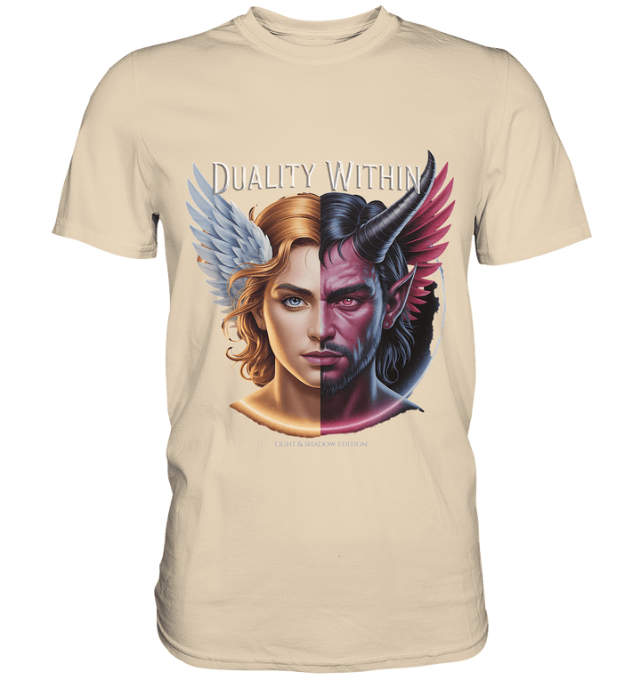 Dualität in uns – Engel & Dämon im Gleichgewicht ???????? - Premium Shirt | Unisex - Shirts | Dark Shadows Arts