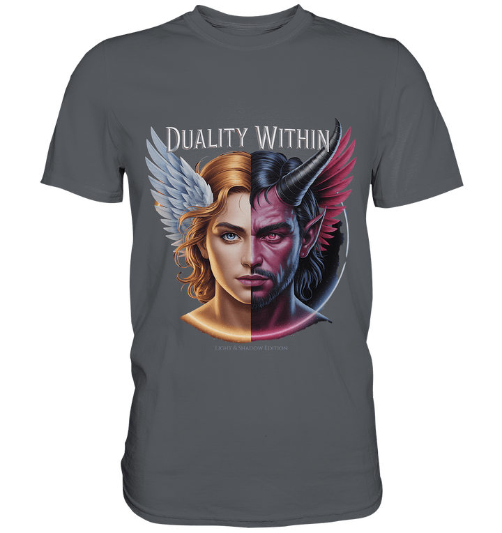 Dualität in uns – Engel & Dämon im Gleichgewicht ???????? - Premium Shirt | Unisex - Shirts | Dark Shadows Arts