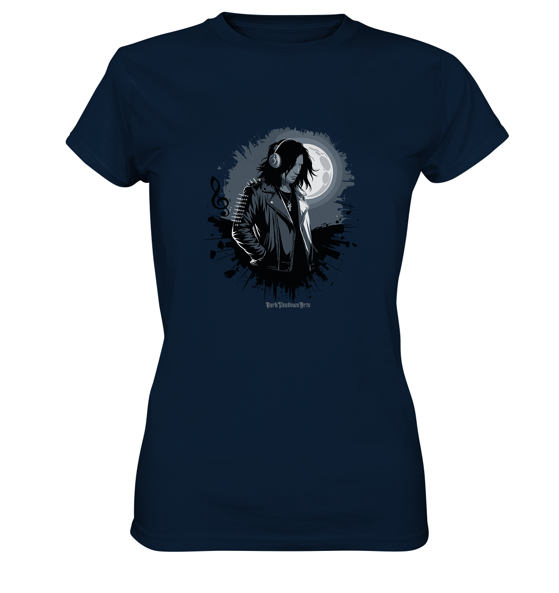Dunkle Melodien - Gothic Musik & Düstere Ästhetik - Ladies Premium Shirt | Lady - Shirts | Dark Shadows Arts