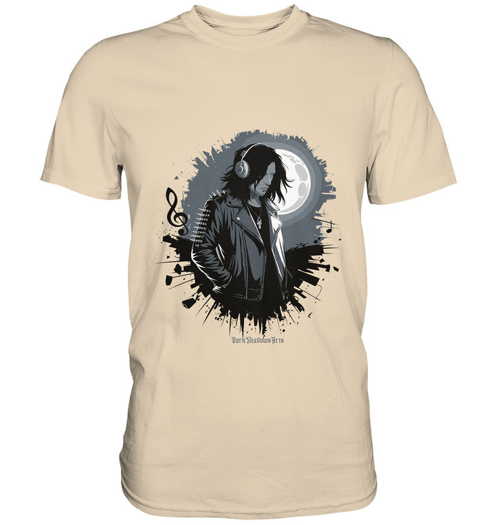 Dunkle Melodien - Gothic Musik & Düstere Ästhetik - Premium Shirt | Unisex - Shirts | Dark Shadows Arts