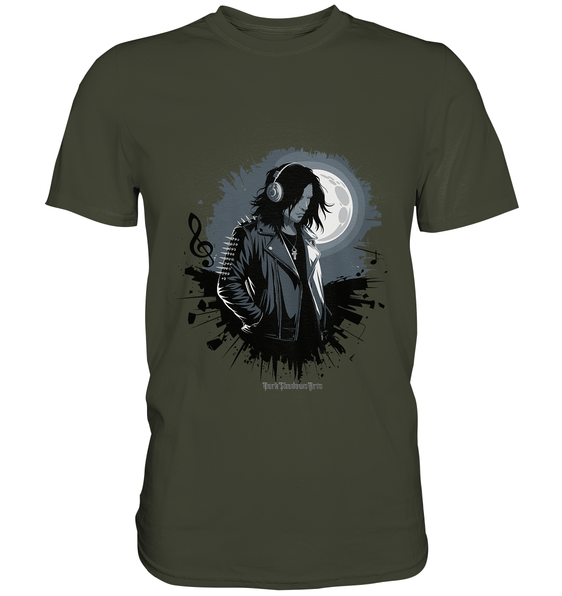 Dunkle Melodien - Gothic Musik & Düstere Ästhetik - Premium Shirt | Unisex - Shirts | Dark Shadows Arts