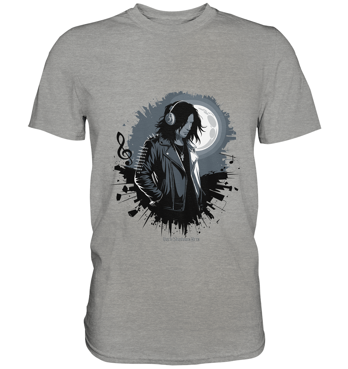 Dunkle Melodien - Gothic Musik & Düstere Ästhetik - Premium Shirt | Unisex - Shirts | Dark Shadows Arts