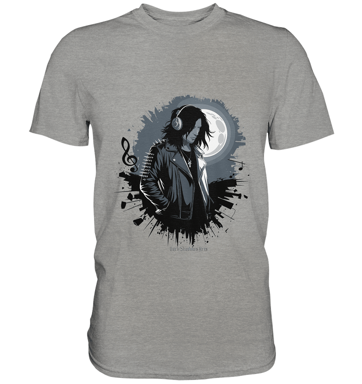 Dunkle Melodien - Gothic Musik & Düstere Ästhetik - Premium Shirt | Unisex - Shirts | Dark Shadows Arts
