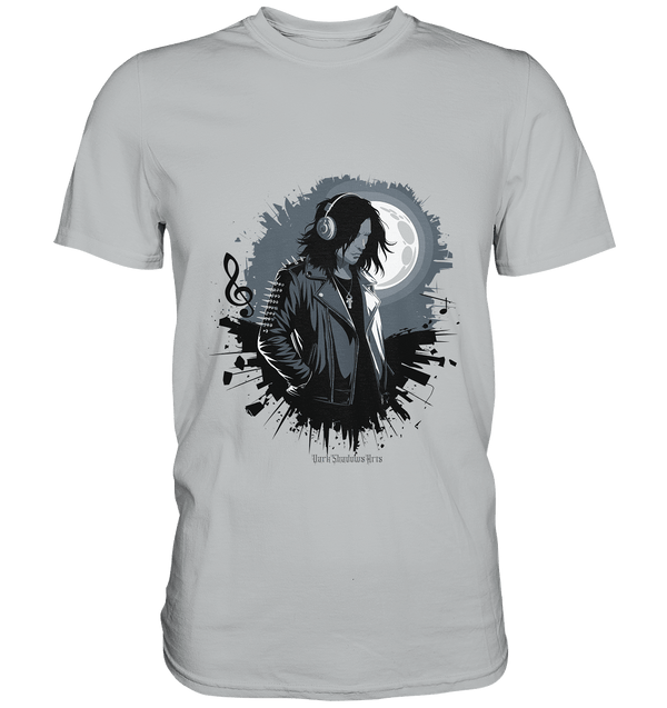 Dunkle Melodien - Gothic Musik & Düstere Ästhetik - Premium Shirt | Unisex - Shirts | Dark Shadows Arts