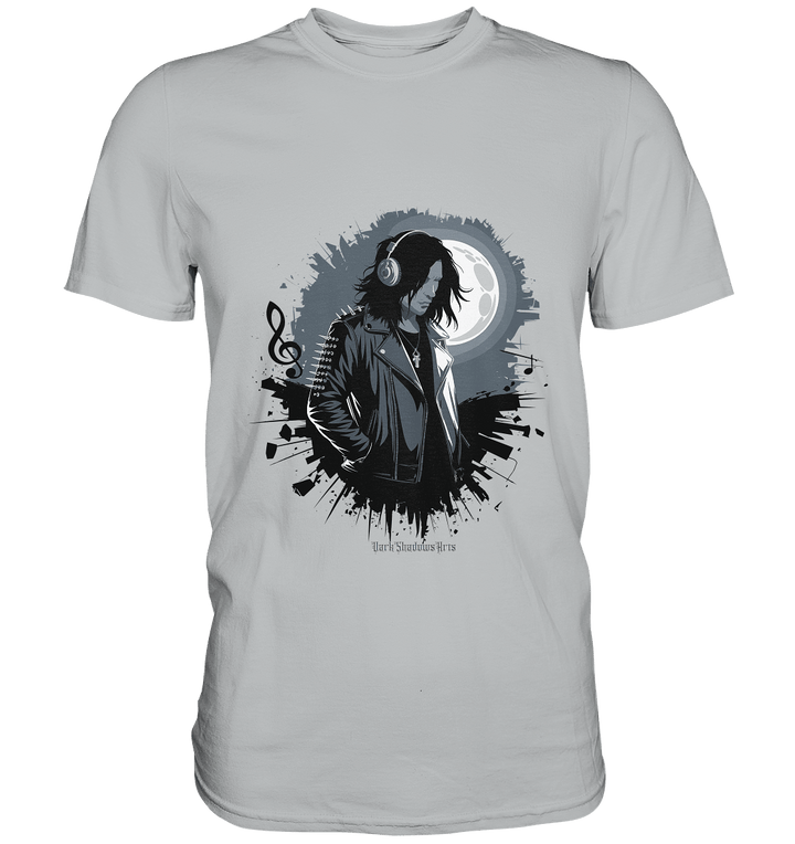 Dunkle Melodien - Gothic Musik & Düstere Ästhetik - Premium Shirt | Unisex - Shirts | Dark Shadows Arts