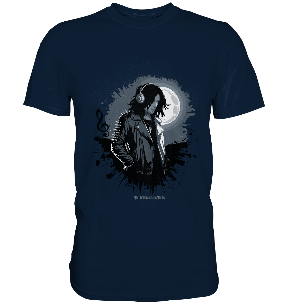 Dunkle Melodien - Gothic Musik & Düstere Ästhetik - Premium Shirt | Unisex - Shirts | Dark Shadows Arts