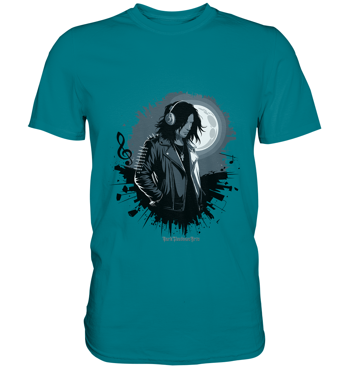 Dunkle Melodien - Gothic Musik & Düstere Ästhetik - Premium Shirt | Unisex - Shirts | Dark Shadows Arts