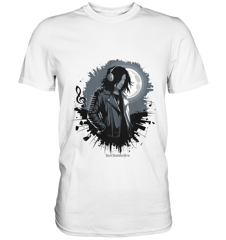 Dunkle Melodien - Gothic Musik & Düstere Ästhetik - Premium Shirt | Unisex - Shirts | Dark Shadows Arts