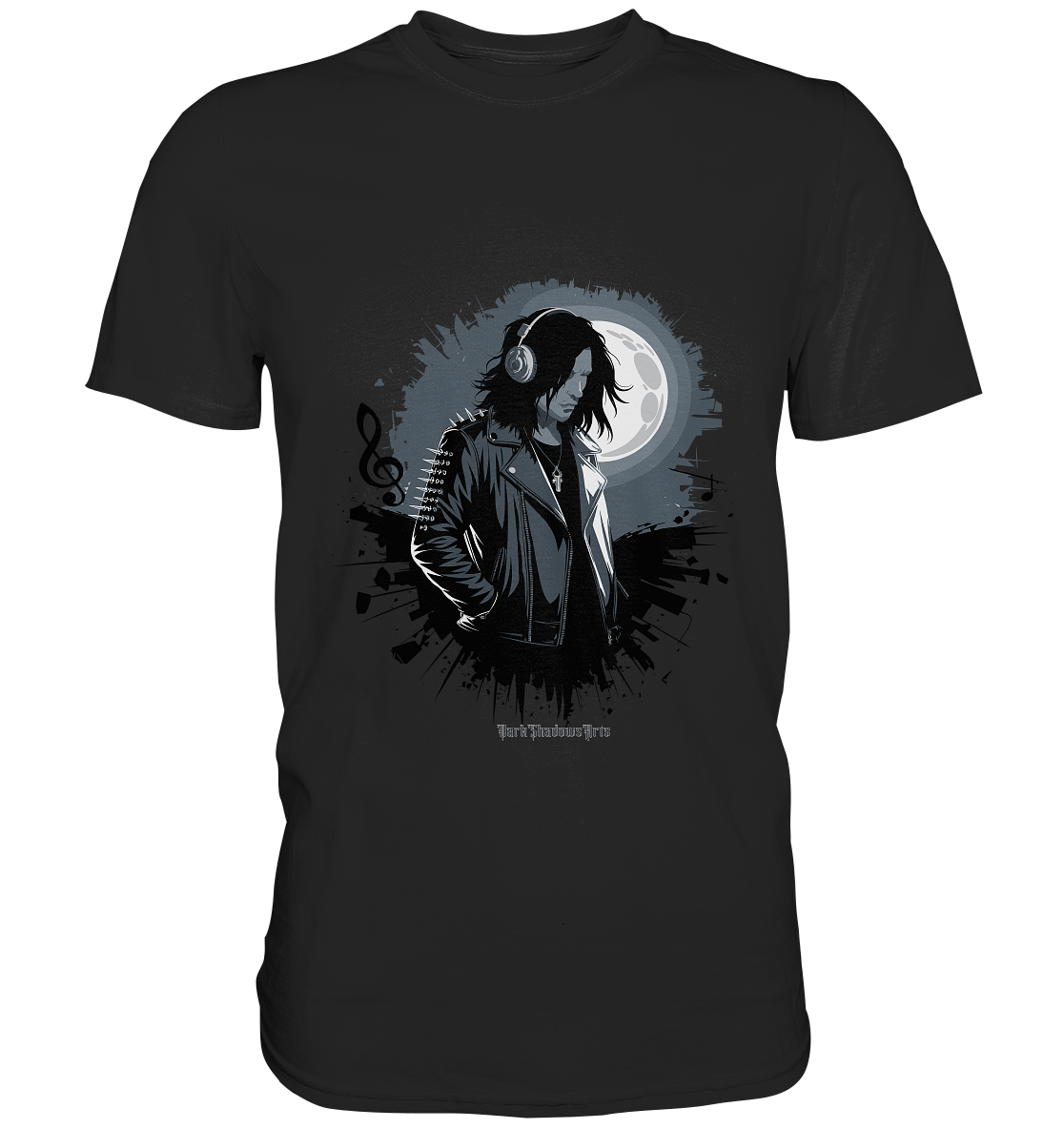 Dunkle Melodien - Gothic Musik & Düstere Ästhetik - Premium Shirt | Unisex - Shirts | Dark Shadows Arts