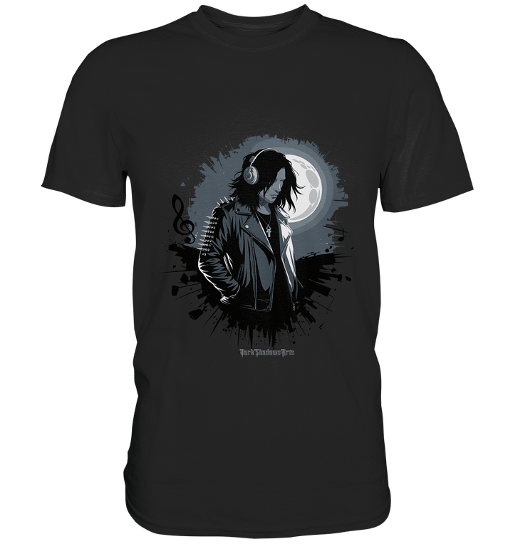 Dunkle Melodien - Gothic Musik & Düstere Ästhetik - Premium Shirt | Unisex - Shirts | Dark Shadows Arts