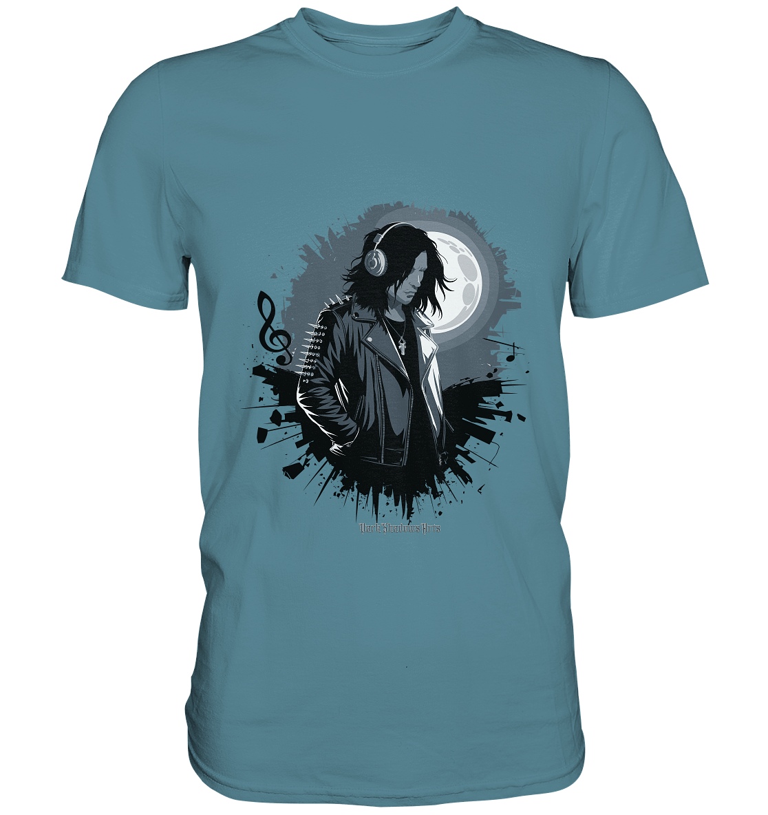 Dunkle Melodien - Gothic Musik & Düstere Ästhetik - Premium Shirt | Unisex - Shirts | Dark Shadows Arts