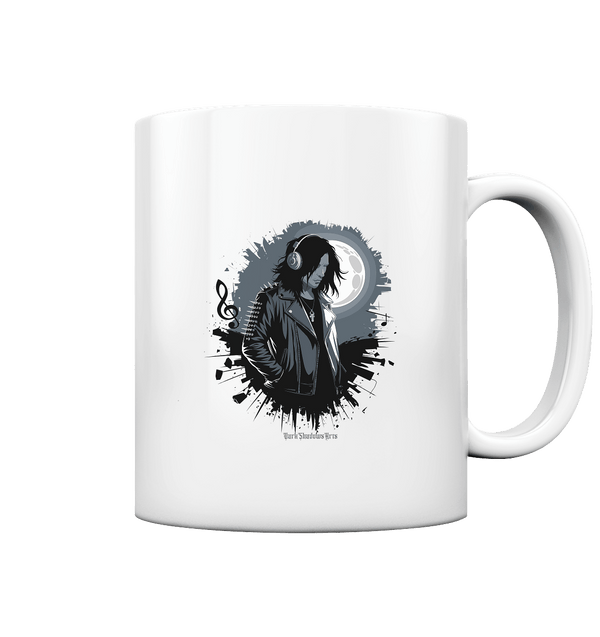 Dunkle Melodien - Gothic Musik & Düstere Ästhetik - Tasse glossy | Trinkgefäße | Dark Shadows Arts