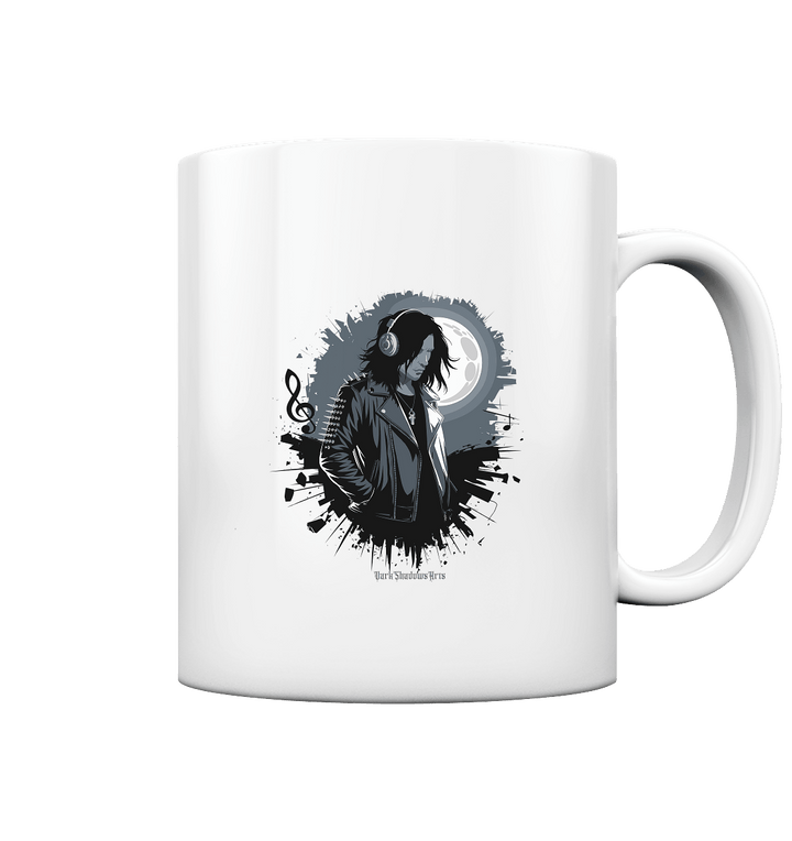 Dunkle Melodien - Gothic Musik & Düstere Ästhetik - Tasse glossy | Trinkgefäße | Dark Shadows Arts