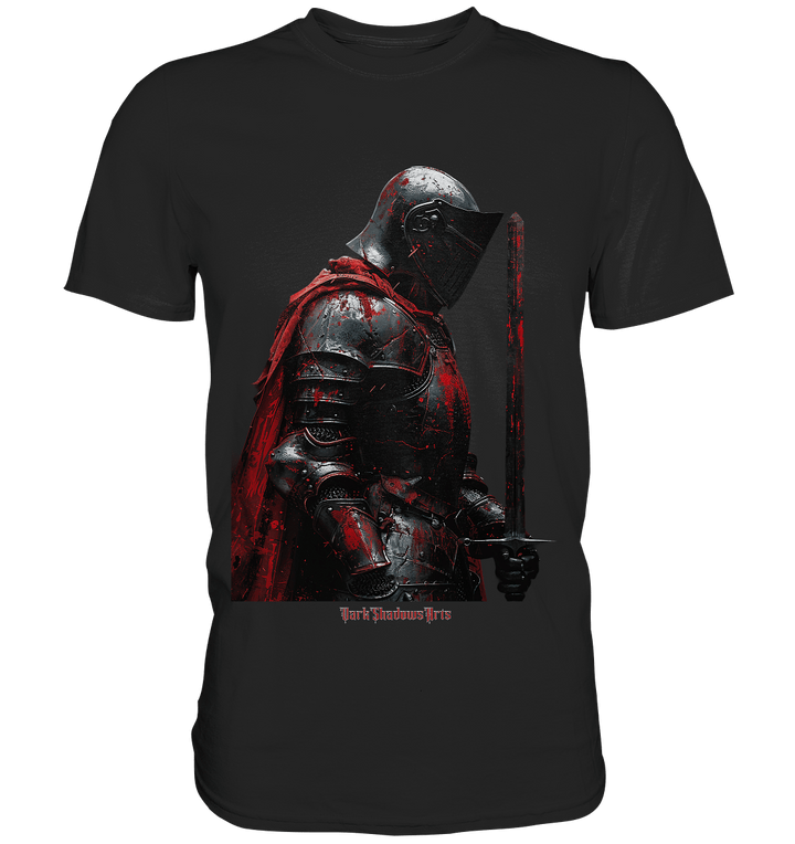 Düstere Ehre – Der Blutrote Ritter - Premium Shirt | Unisex - Shirts | Dark Shadows Arts